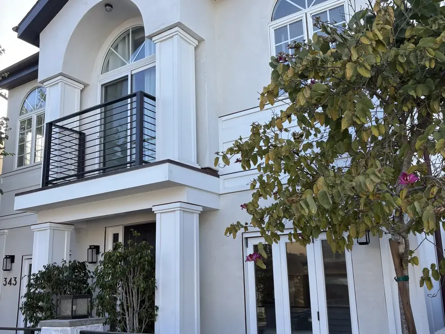 Two-story Orange County home exterior after a full renovation